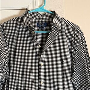 Polo by Ralph Lauren Gingham Black and White Shirt